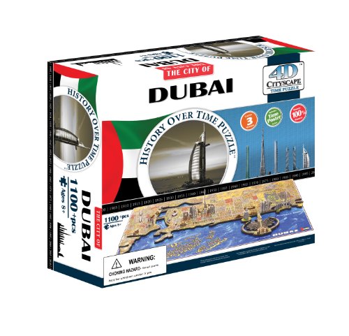 4d Cityscape Time Puzzle Dubai Inglese Giocattolo 1 Novembre 2013 0