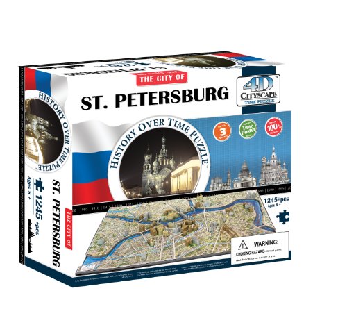 4d Cityscape Time Puzzle San Pietroburgo Inglese Giocattolo 1 Gennaio 2013 0