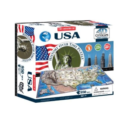 4d Cityscape Time Puzzle Usa Inglese Giocattolo 1 Settembre 2012 0