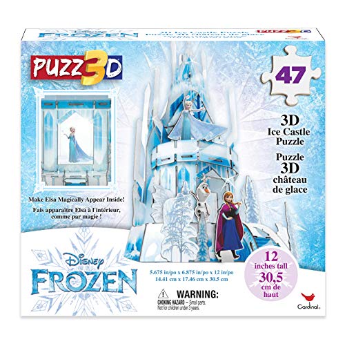Cardinal Games Frozen Ii Puzzle In Plastica Da 47 Pezzi Il Castello Di Ghiaccio Di Elsa Tridimensionale Dagli 8 Anni In Su 6053088 0