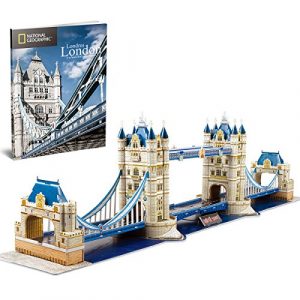 Cubic Fun Puzzle 3d City Traveller Del Tower Bridge A Londra National Geographic Cpa Toy Group Ds0978 0