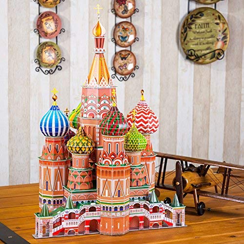 Cubicfun Mc093h 3d Puzzle Cattedrale Di San Basilio Cremlino Mosca Russia 0 1