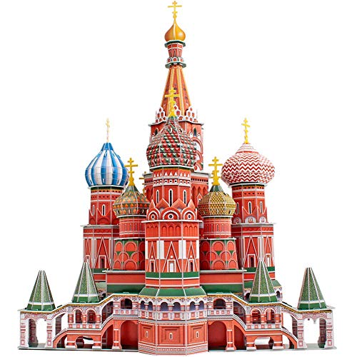 Cubicfun Mc093h 3d Puzzle Cattedrale Di San Basilio Cremlino Mosca Russia 0