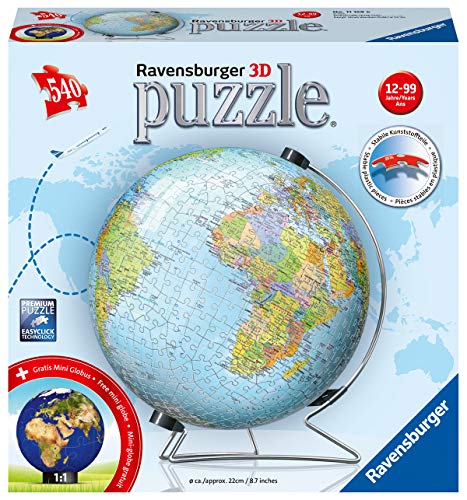 Ravensburger 00011159 Mappamondo In Lingua Tedesca Colore 00011159 0