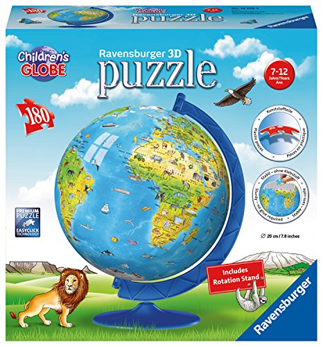 Ravensburger Children S World Globe Puzzle 3d 180 Pezzi 0 1