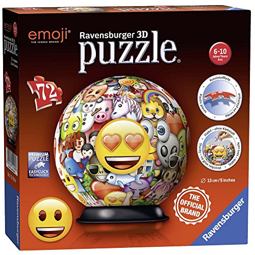 Ravensburger Italy Ball Emoji Puzzle 3d Multicolore 72 Pezzi 12198 0