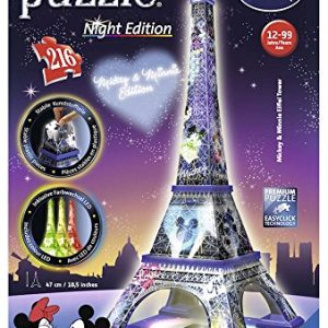 Ravensburger Italy Disney Classics Tour Eiffel Puzzle 3d Building Night Edition 12520 0