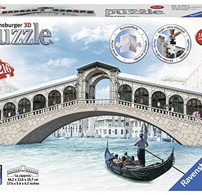 Ravensburger Italy Ponte Di Rialto Puzzle 3d Multicolore 216 Pezzi 12518 0