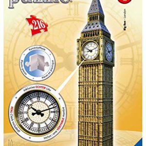 Ravensburger Italy Puzzle 3d Big Ben Con Orologio Funzionante Multicolore 12586 0