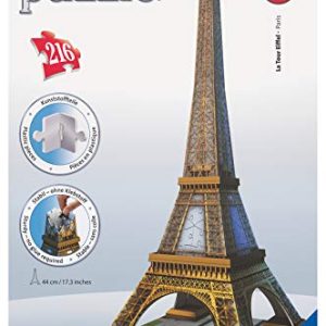 Ravensburger Italy Puzzle 3d Eiffel Tower Paris 216 Pezzi 125562 0