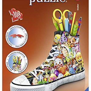 Ravensburger Italy Puzzle 3d Sneaker Portapenne Emoji 108 Pezzi 11218 0