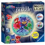 Ravensburger Pj Masks Night Light 72pc 3d Puzzle 0