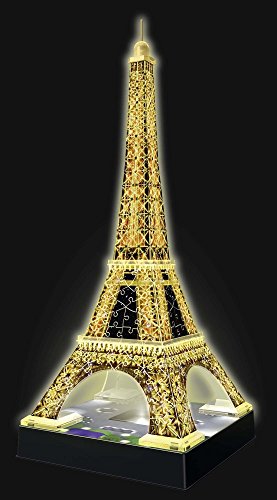 Ravensburger Tour Torre Eiffel Puzzle 3d Con Led Edizione Speciale Notte 216 Pezzi Multicolore 12579 0 1