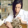 Robotime Build Robot Music Box Kit Puzzle 3d In Legno Tagliato A Laser Kit Modello Adulti San Valentino Creativo Compleanno Per Ragazzi E Ragazze 0 0