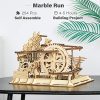 Robotime Puzzle In Legno Tagliato Al Laser Kit Modello Set Costruzione 3d Puzzle Gioca Waterwheel Coaster 0 0