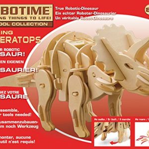 Robotime Rt9109 Triceratopo Kit Legno Con Sensori E Sonoro 0