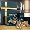 Robotime Solar Powered Stem Toys Taglio Laser Kit Modello Di Auto Robot Fai Da Te Puzzle In Legno 3d Et 14 Puzzle 3d Adulto Moon Buggy 0 4