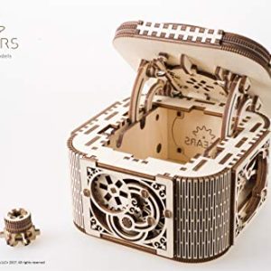 Ugears 70031 Scatola Portagioiecofanetto Kit In Legno 3d Senza Parti Incollate 0
