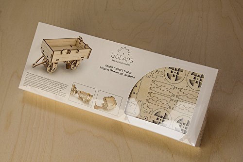 Ugears Mechanical 3d Puzzle Tractor Trailer By 0 3