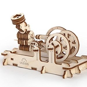 Ugears Motore Pneumatico Unica Colla Free Eco Friendly Kit Di Movimento Meccanico Meccanico Di Legno 0