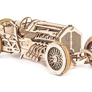 Ugears U 9 Grand Prix Auto Modello In Legno Set Di Costruzione Meccanica Macchina Da Corsa 0