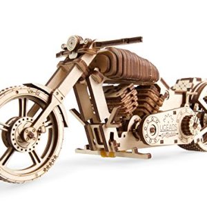 Ugears Vm 02 Motocicletta In Legno Da Costruire Kit Fai Da Te Per Appassionati Di Motori 0