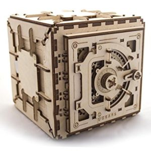Ugears Cassaforte Da Costruire Con Combinazione Modellino Di Progetti Per Adulti 0