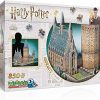 Wrebbit 3d Harry Potter Puzzle 3d Diorama Castello Di Hogwarts Great Hall Sala Grande 850 Pezzi 0