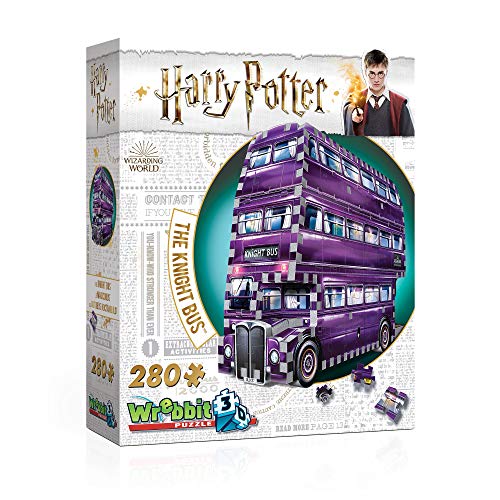 Wrebbit 3d W3d 0507 The Knight Bus Harry Potter Il Prigioniero Di Azkaban Ritter Von Wrebbit Puzzle 280 Pezzi 26 X 7 X 19 Cm 0