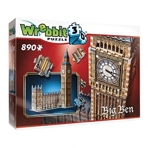 Wrebbit W3d 2002 Puzzle 3d Big Ben 890 Pezzi 0