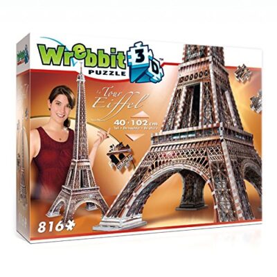 Wrebbit W3d 2009 Puzzle 3d Eiffel Tower 816 Pezzi 0