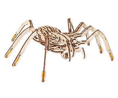 Ewa Eco Wood Art Spider Ragno Meccanico Tridimensionale Puzzle Per Adulti E Adolescenti Collezione Senza Colla 293 Dettagli Colore Natura 0