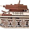 Ewa Eco Wood Art Tank T 34 85 Serbatoio T 34 85 Puzzle Meccanico Tridimensionale Puzzle Per Adulti E Adolescenti Collezione Senza Colla 965 Dettagli Colore Natura 0 0