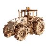 Ewa Eco Wood Art Tractor Trattore Meccanico Tridimensionale Puzzle Per Adulti E Adolescenti Collezione Senza Colla 358 Dettagli Colore Natura 0