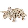 Ewa Eco Wood Art Triceratops Triceratopo Meccanico Tridimensionale Puzzle Per Adulti E Adolescenti Collezione Senza Colla 283 Dettagli Colore Natura 0 1
