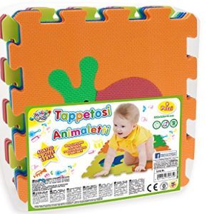 Teorema 72475 Tappeto Puzzle Con Animali Colori Assortiti 9 Pezzi 0