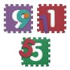 Velovendo Tappeto Puzzle Con Certificato Ce E Testato Tuv Rheinland In Soffice Schiuma Eva Tappeto Da Gioco Per Bambini Tappetino Puzzle Lettere Numeri 0 3