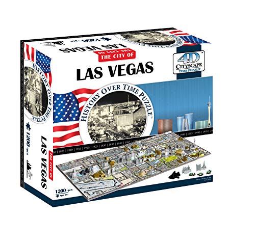 4d Cityscape Las Vegas Puzzle Multicolore Standard 40020 0