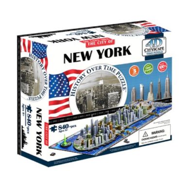 4d Cityscape New Yorkusa Puzzle Multicolore Taglia Unica 40010 0