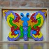 Beginagain Puzzle A Forma Di Farfalla Dalla A Alla Z Educativo In Legno Per Bambini Dai 2 Anni In Su 0 1