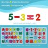 Coolzon Legno Puzzle Alfabeto In Legno Abc Lettere E Numero Apprendimento Precoce Giocattolo Educativo Giocattoli 2 Pezzi Legno Giochi Per Bambini Toddler 0 2