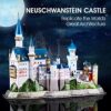 Cubicfun Puzzle 3d Castello Di Neuschwanstein Con Led Germania Modello Di Architettura Kit Regali Di Souvenir Per Adulti E Bambini 128 Pezzi 0 0