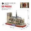 Cubicfun Puzzle 3d Led Notre Dame De Paris Francia Grande Architettura Kit Di Modellismo Souvenir Regalo Per Bambini E Adulti 149 Pezzi 0 0