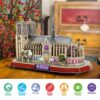Cubicfun Puzzle 3d Led Notre Dame De Paris Francia Grande Architettura Kit Di Modellismo Souvenir Regalo Per Bambini E Adulti 149 Pezzi 0 5