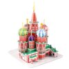 Cubicfun Puzzle 3d Russia Kit Modello Di Costruzione Cattedrale Di San Basilio 92 Pezzi 0 0