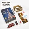 Cubicfun Puzzle 3d Torre Eiffel Con Brillanti Luci A Led Romantico Paris Architettura Kit Di Modellismo Decorazione Regalo Per Adulti Bambini 84 Pezzi 0 4