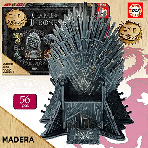 Educa Games 3d Monument Puzzle Game Of Thrones Il Trono Di Spade 17207 0 1