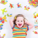 Helldoler 155 Blocchi Modello In Legno Set Puzzle Di Forma Geometrica Classico Grafico Educativo Tangram Montessori Giocattoli Con 24 Pezzi Di Carte Di Design Per Bambini 0 5