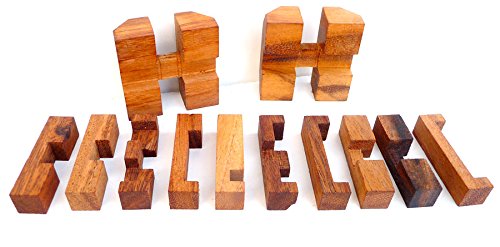 Logica Giochi Art Diamante Rompicapo 3d In Legno Difficolta 46 Estremo Serie Da Collezione Leonardo Da Vinci 0 0