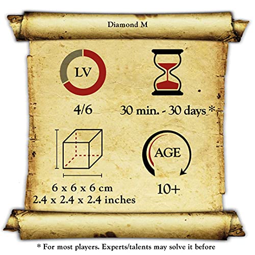 Logica Giochi Art Diamante Rompicapo 3d In Legno Difficolta 46 Estremo Serie Da Collezione Leonardo Da Vinci 0 3